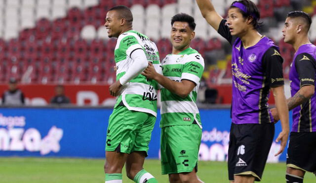 El cuadro de los guerreros se impuso con un tanto sobre la hora a Mazatlán. Foto: Club Santos