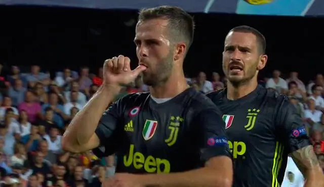 Juventus vs Valencia: Pjanić anotó doblete para la 'Vieja Señora' [VIDEO]
