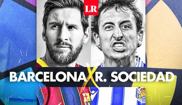 Barcelona vs. Real Sociedad medirán fuerzas en el Camp Nou. Foto: GLR/Fabrizio Oviedo