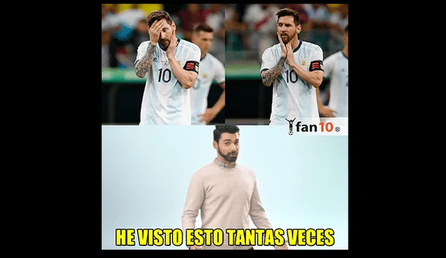 Argentina perdió ante Colombia y aparecieron los ingeniosos memes donde Messi es víctima [FOTOS]