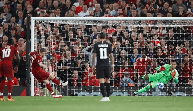 PSG vs Liverpool: de penal, Milner amplió la ventaja de los 'Reds' [VIDEO]