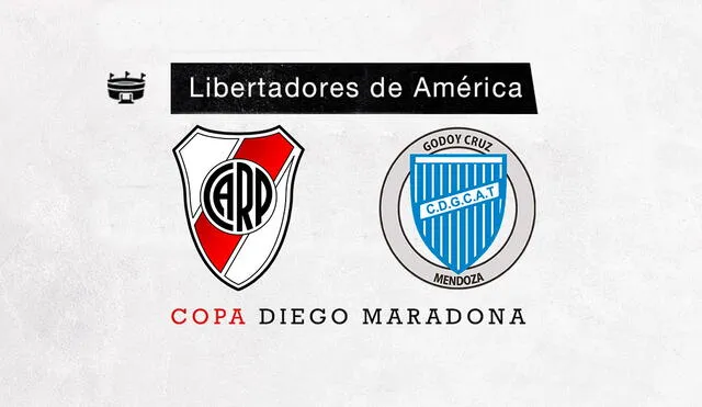 River Plate y Godoy Cruz juegan este sábado por la fecha 6 de la zona C de la Copa Diego Maradona. Foto: Twitter / @RiverPlate