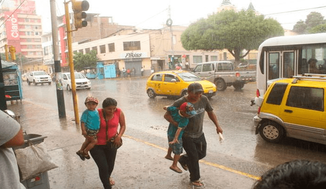 Senamhi: 10 regiones presentarán lluvias hasta el miércoles