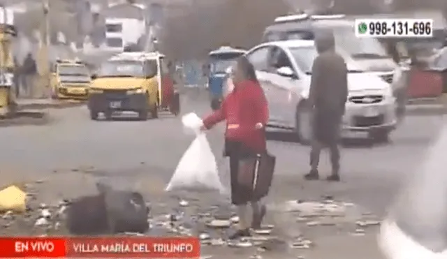 VMT: mujer asegura que trabajadores de municipio le cobran por recoger la basura de su casa [VIDEO] 