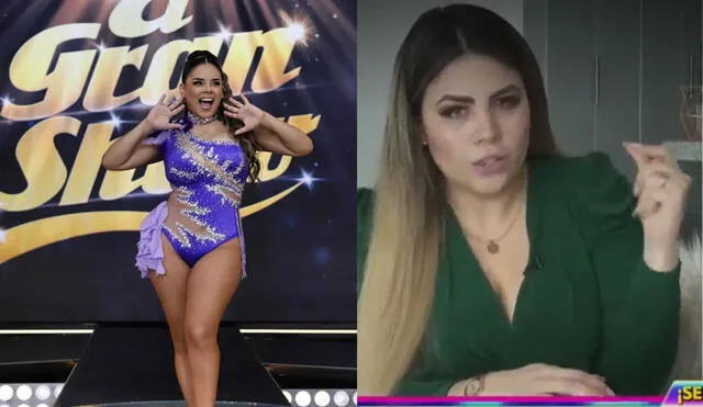 Giuliana Rengifo se salvó de ser eliminada en la última gala de "El gran show". Foto: composición LR/ Instagram/ Giuliana Rengifo/ captura/ ATV