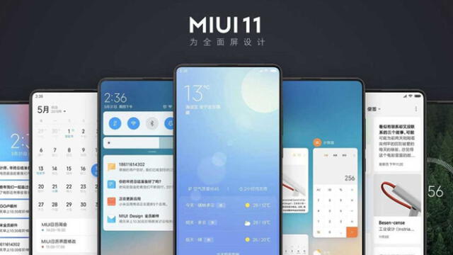 MIUI 11 de Xiaomi llegará el 16 de octubre.