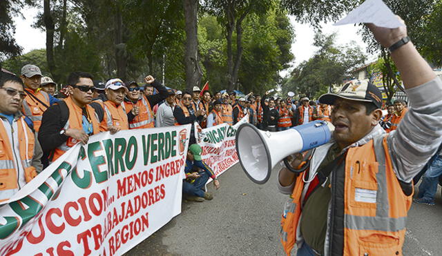 Arequipa: Trabajadores de Cerro Verde piden a otros sindicatos que se sumen a huelga indefinida