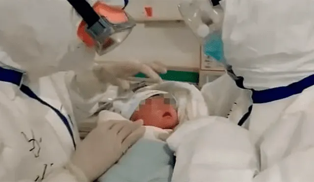 Recién nacida se recuperó del coronavirus sin medicamentos [VIDEO]