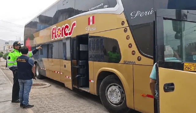 Trágico hecho ocurrió con el bus de empresa Flores Hermanos. Foto: Captura de video/Camana Go