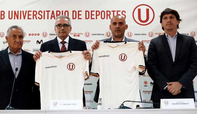 El uruguayo Gregorio Pérez se convirtió en el nuevo técnico de Universitario de Deportes. | Foto: GLR