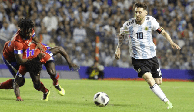 Argentina vs Haití: Lionel Messi dejó en ridículo a dos rivales con brillante acción [VIDEO] 