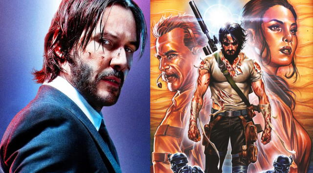 Keanu Reeves vuelve como un héroe inmortal. Crédito: composición