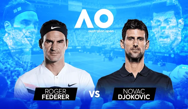 Federer enfrenta a Djokovic por el Open de Australia.