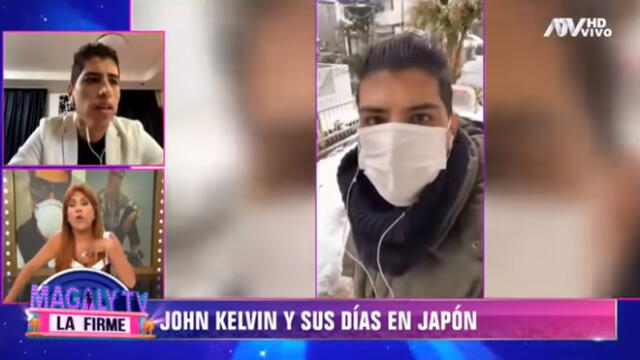 John Kelvin es duramente criticado por Magaly Medina por no cumplir cuarentena por coronavirus en Japón. Foto: Captura