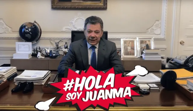 Juan Manuel Santos sorprende con canal de YouTube