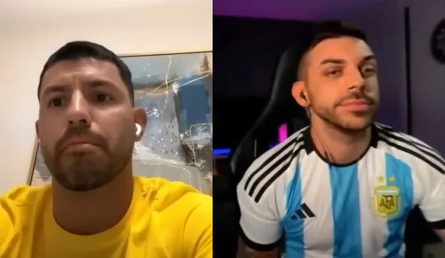 Sergio Agüero y DJ Mariio pasaron un tenso momento durante una transmisión en vivo. Foto: captura de DJ Clips