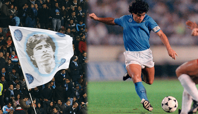 Diego Armando Maradona logró dos títulos de la Serie A. (Créditos: AFP)