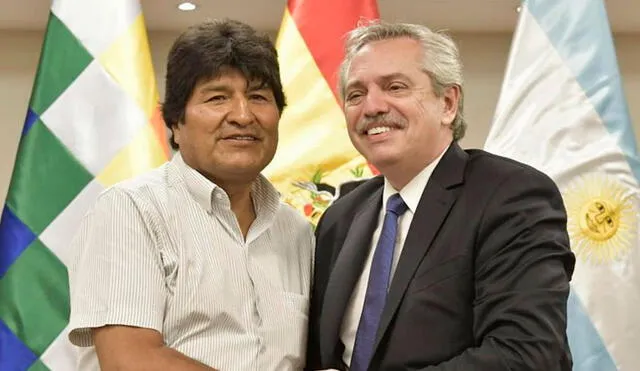 Evo Morales felicitó antes la elección de Alberto Fernández como presidente de Argentina. Foto: Twitter.