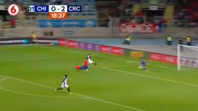 Chile vs Costa Rica: Ronald Matarrita puso el 3-0 al superar a dos rivales [VIDEO]