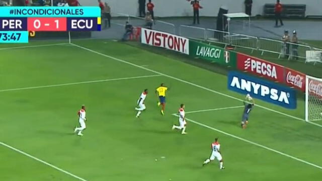  Perú vs Ecuador: Enner Valencia aumentó la ventaja para la visita [VIDEO]