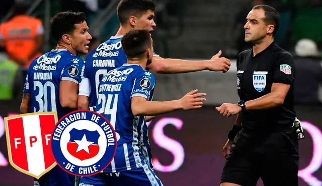El uruguayo Esteban Ostojich causó polémica en el partido de Palmeiras y Godoy Cruz en la Copa Libertadores 2019. Foto: AFP