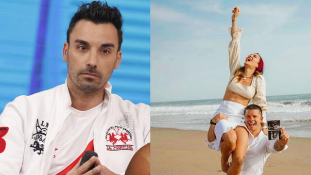 Santi Lesmes no quiere que Mario Hart y Korina Rivadeneira se tomen fotos en la playa. Foto: Archivo