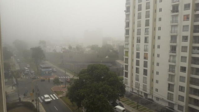 Senamhi: Mañanas con neblina persistirán este martes y miércoles en Lima
