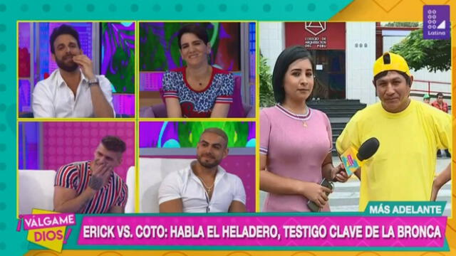 Erick Sabater vs Coto: Aparece heladero en TV para dar su testimonio [VIDEO]