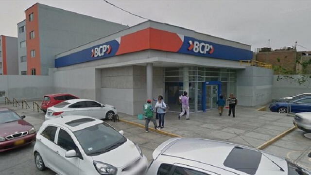 Surco: un cambista herido dejó asalto a agencia bancaria BCP [VIDEO] 