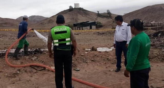 Niños resultan con quemaduras tras explosión de dinamita en Caravelí.