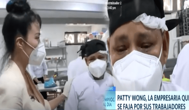 Patty Wong: trabajador se emociona hasta las lágrimas por la ayuda de la modelo y asegura que la ve como una madre