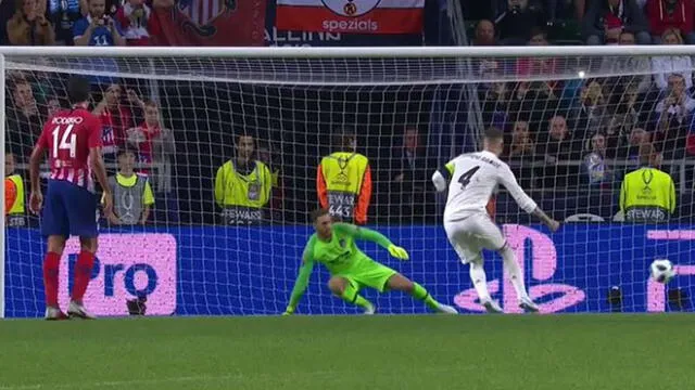 Real Madrid vs Atlético de Madrid: Sergio Ramos anota de penal el 2-1 [VIDEO]