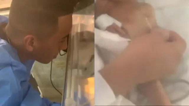 Esposa de Christian Cueva conmueve con foto de su hija prematura