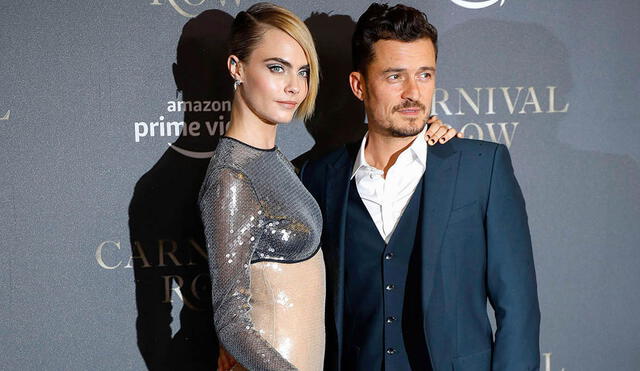 Orlando Bloom y Cara Delevingne estelarizan la nueva serie"Carnival Bloom".