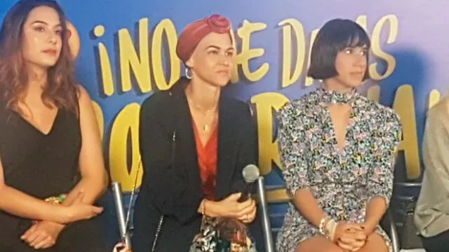 La actriz estuvo en la conferencia de prensa de "No me digas solterona 2" y habló de diversos temas. Foto: John Reyes