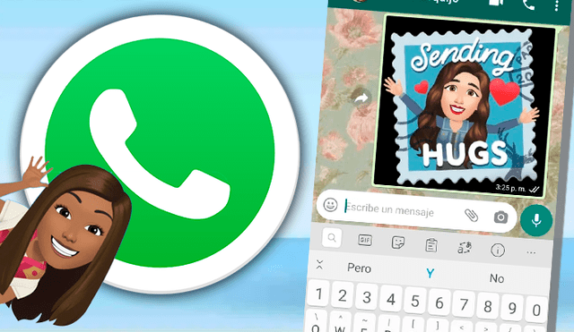 Convierte tus divertidos avatares basados en ti mismo a stickers para compartirlos por WhatsApp.