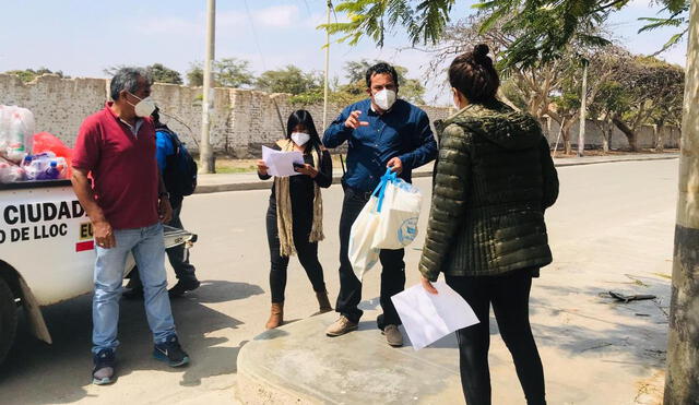 Entregan oxígeno y kits de salud en provincia de La Libertad