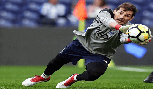 Iker Casillas aún tiene contrato con el Porto pero no juega desde el incidente cardíaco que sufrió. Foto: Difusión.