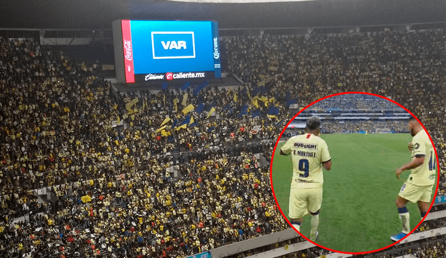 El VAR fue determinante para anotar el gol de Roger Martínez a favor del América ante Monterrey. | Foto: TUDN