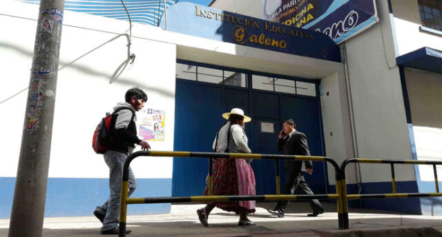 Padres de familia del colegio particular Galeno anunciaron una protesta virtual.