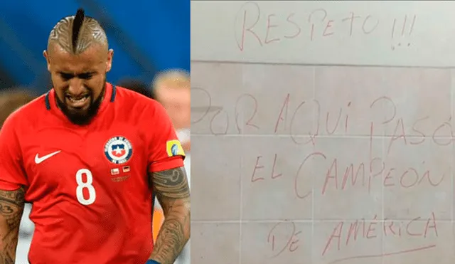 Arturo Vidal sobre las pintas de Chile en el estadio Nacional: "Fue un error"