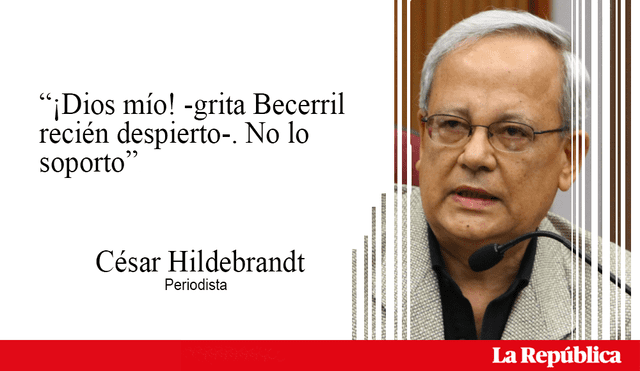 César Hildebrandt a Héctor Becerril: "Le recomiendo el opio" [FOTOS]