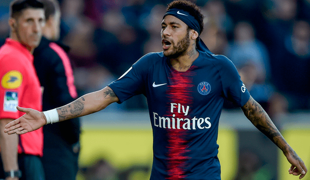 Neymar se ausentó en prácticas del PSG y causó el enojo de su entrenador 