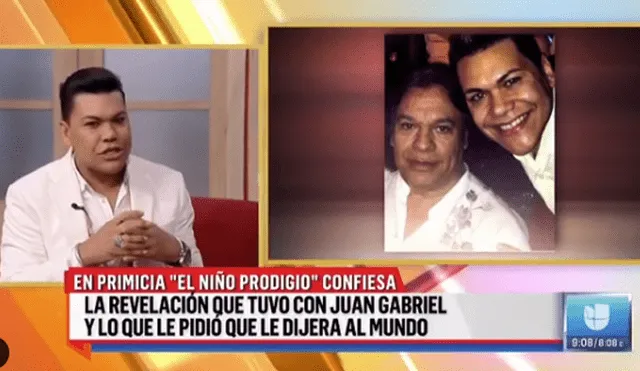 Hijo no reconocido de Juan Gabriel cuenta la inquietante revelación que le hizo el cantante [VIDEO]