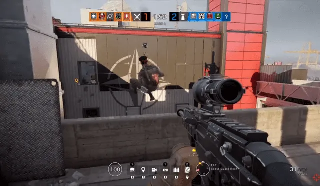 Así juega la operadora peruana Amaru en Rainbow Six Siege.