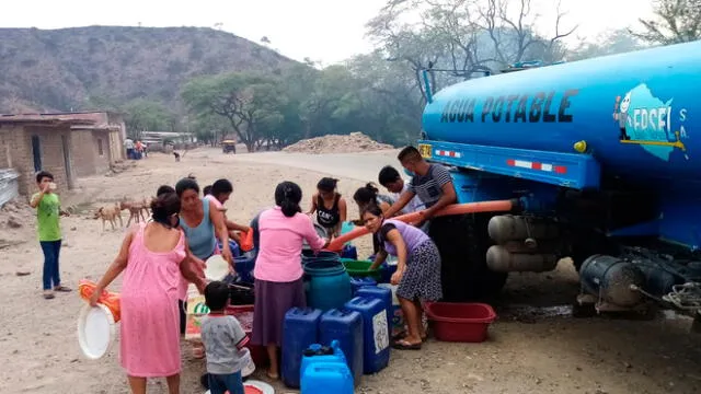Donan agua en Motupe y Olmos