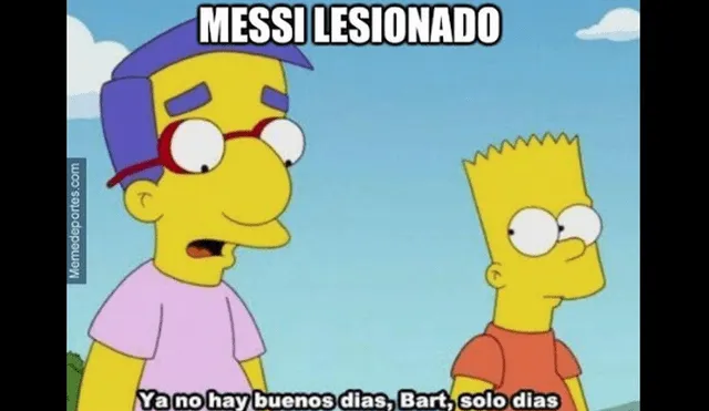 Facebook: lesión de Lionel Messi desató curiosos memes en las redes [FOTOS]