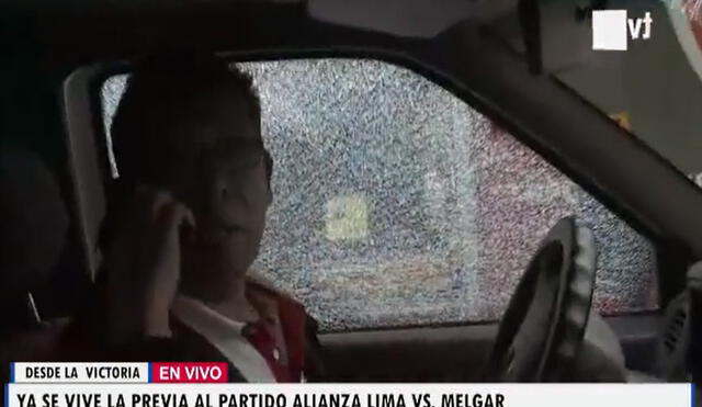Ataque se suscitó a horas del segundo partido por la final de la Liga 1. Foto: captura TV Perú