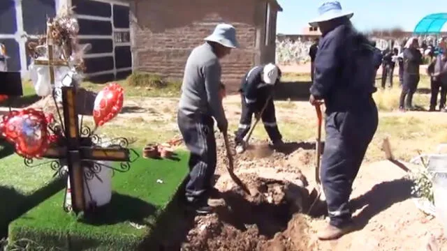 En Juliaca exhuman cuerpo de docente para determinar las causas de su muerte