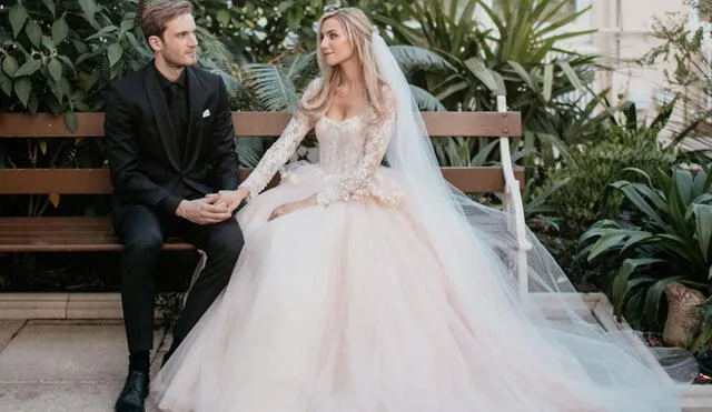 PewDiePie, el youtuber más famoso del mundo, se casó con Marzia Bisognin [FOTOS]